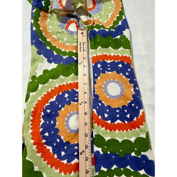 Boden Dress Twiggy Linen Retro Print Shift Dress Size 6 US - Picture 5 of 10